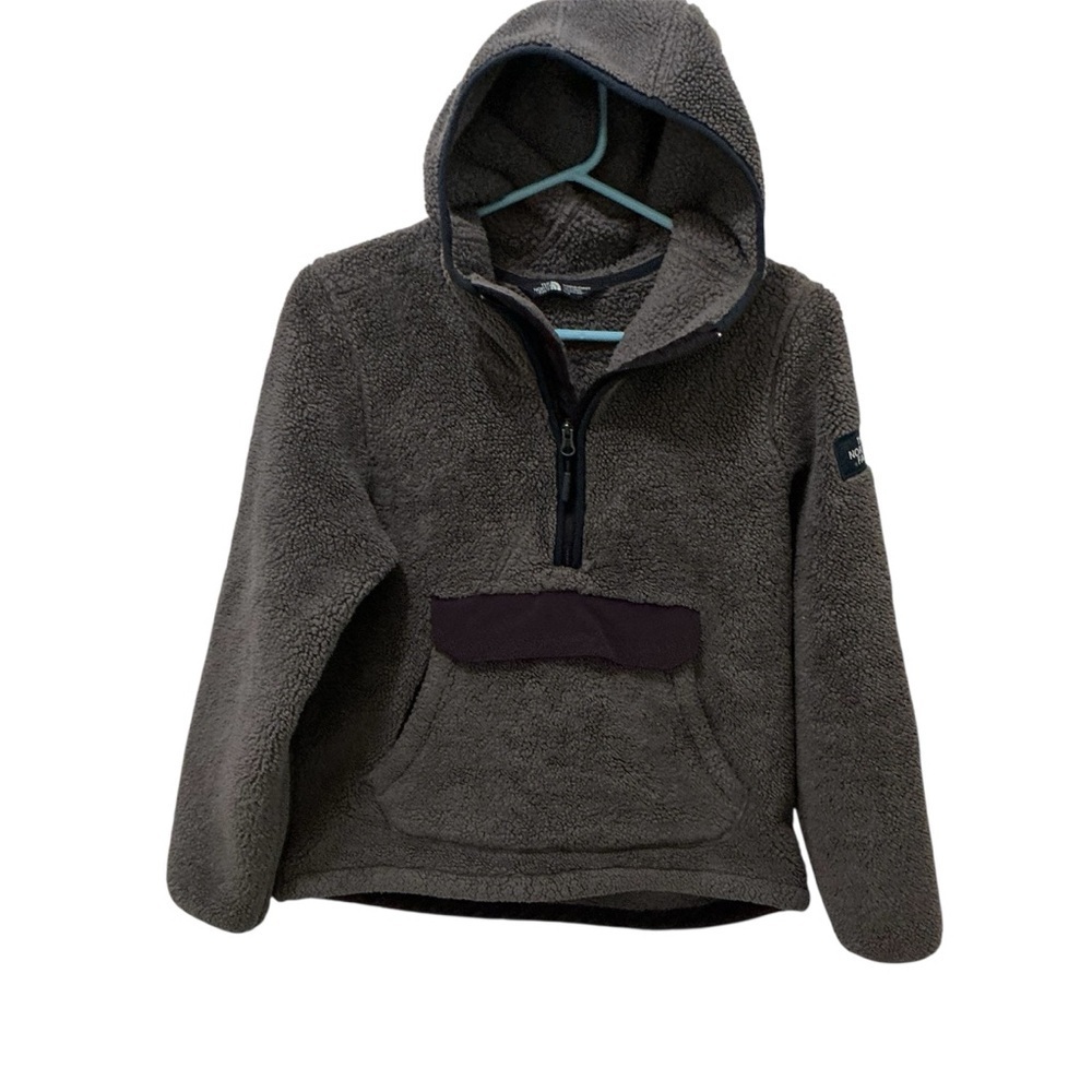 THE NORTH FACE WOMEN HOODIE SHEPRA HALF ZIP SIZE M